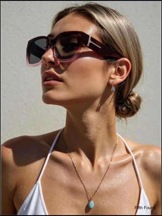 2 Pack Polarized Oversized Fit Over Square Sunglasses for Women main image 4